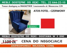 ATOS FOTEL KOLOR CZERWONY 